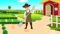 InOld MacDonald avait une ferme | Cartoon pour les enfants | vidéo éducatif | Comptine