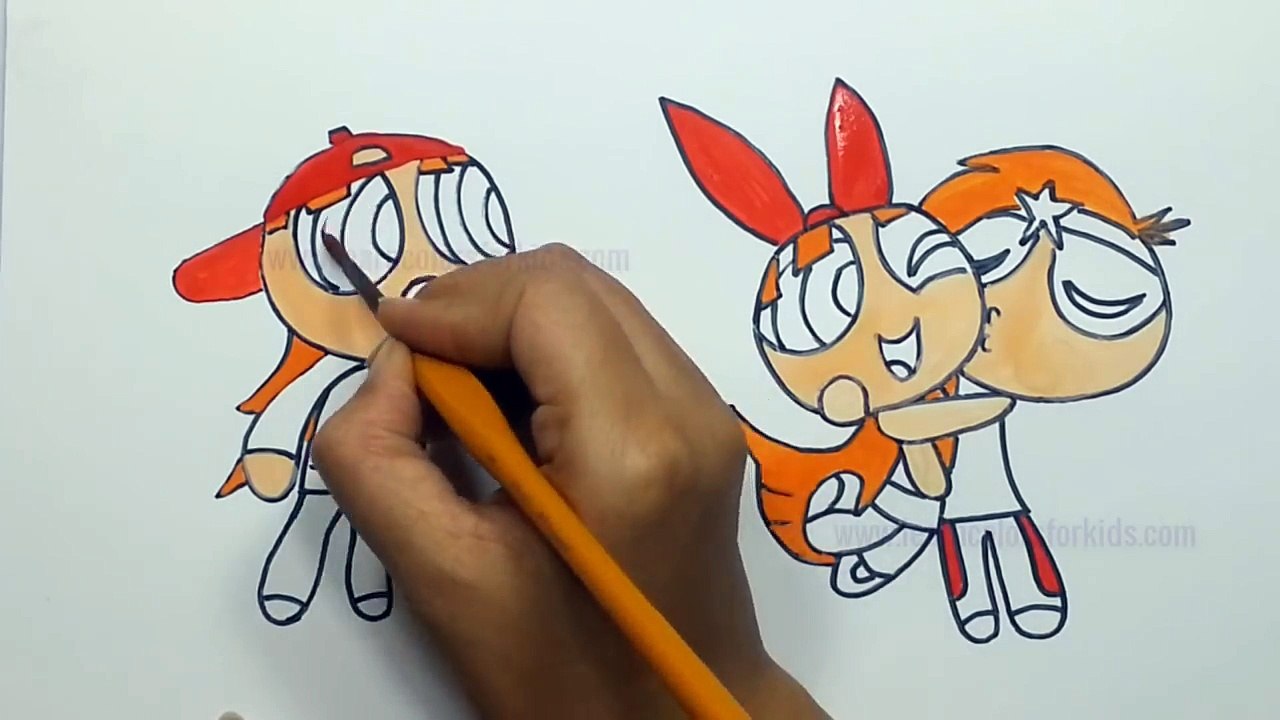 Powerpuff Girls Color Swap | Blossom Loved Garthem Better than Brick Anyway | Draw for Chi