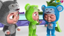 Five Little Monkeys Jumping On The Bed | Fancy Babies Nursery Rhymes | 3D Rhymes For Babie