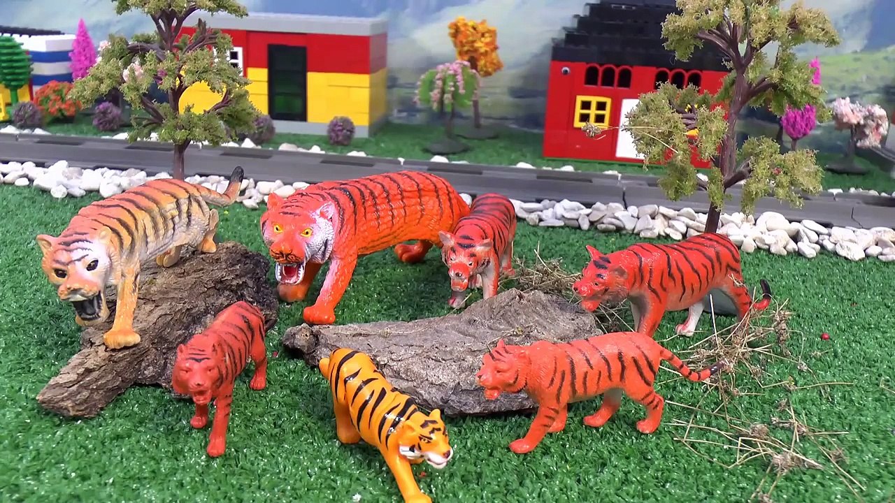 Counting 123 With Cars & Thomas & Friends Toby Lego Duplo Cars McQueen Plus Animals