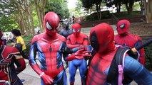 SPIDER-MAN SPIDERVERSE, Mary Jane, Spider-Gwen VS Anime Weekend Atlanta AWA 2017 VS Pretty Ladies