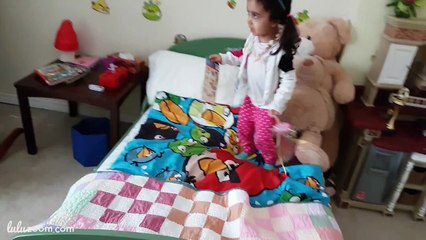 Giant Creepy SPIDER Part 2!  Little Girl  MAGIC WAND + HIDE AND SEEK  BABY BUNNY! ❤ LuluZoom