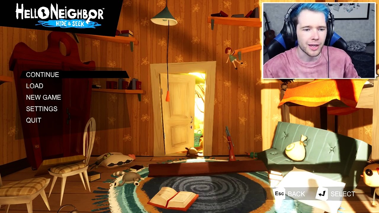 dantdm playing hello neighbor hide and seek