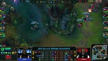 G2 vs FNC Highlights Game 3 LCS Spring Playoffs 2017 G2 Esports vs Fnatic