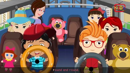 Wheels On The Bus | Nursery Rhymes | Children Songs by Kiddie TV