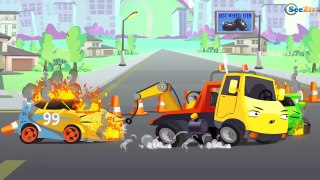 Wheelcity Ambulance LILA Police Car Flash Catching Cars New Kids Video Episodes #6 10
