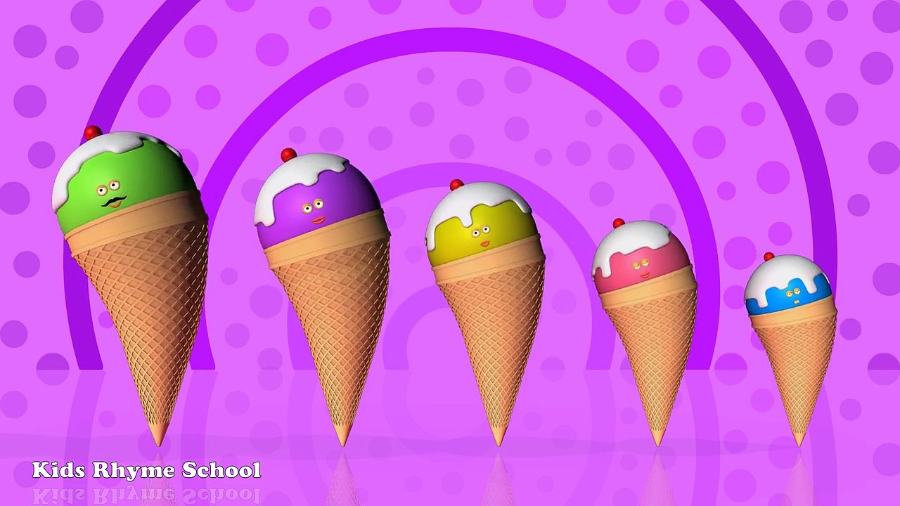 Cone Ice Cream Finger Family Song | Nursery Rhymes and songs for kids
