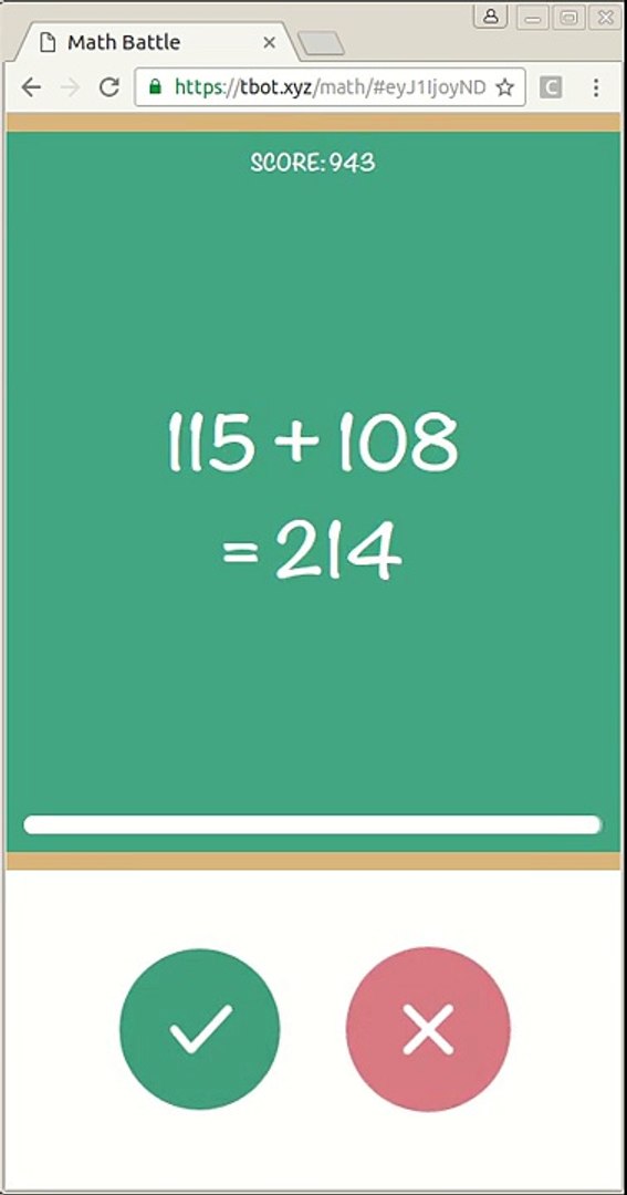 ⁣Telegram Math Battle Solver Bot