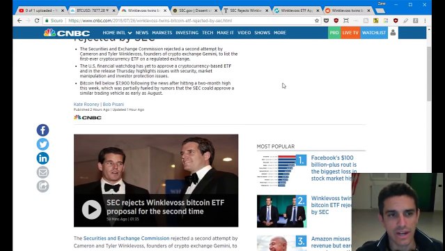 ETF Bitcoin RESPINTO! Prezzi in picchiata