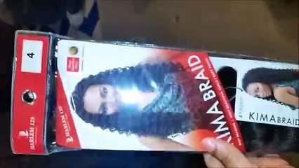 Crochet braids using Kima Ripple Deep w/ bang detail video