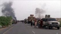 15 غارة جوية على مواقع الحوثيين جنوب الحديدة