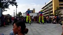En la plaza Morazán se lleva acabo el Festival arte al centro , que ha llamado la atención de niños y adultos que pasan por el centro histórico.Raquel Castaneda