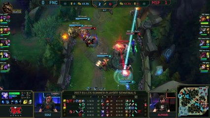 Fnatic vs. Misfits - Game 2 Highlights - Eu Lcs Summer 2017 Playoffs