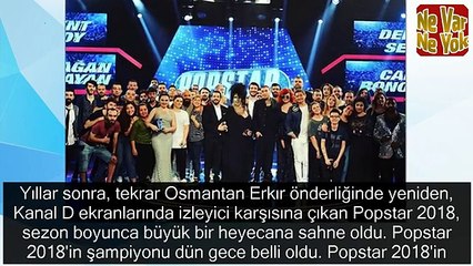 Kanal D Popstar 2018 birincisi belli oldu Bülent Ersoyun eski eşiyle...