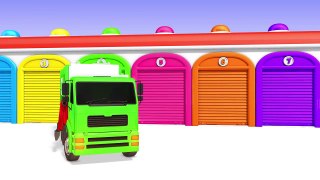Learn Colors and Numbers with Garbage Truck Toy Colours for Kids to Learn