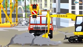Tror with Excavator | Trucks For Children - Cartoon Agricultural Machinery | Car Planet