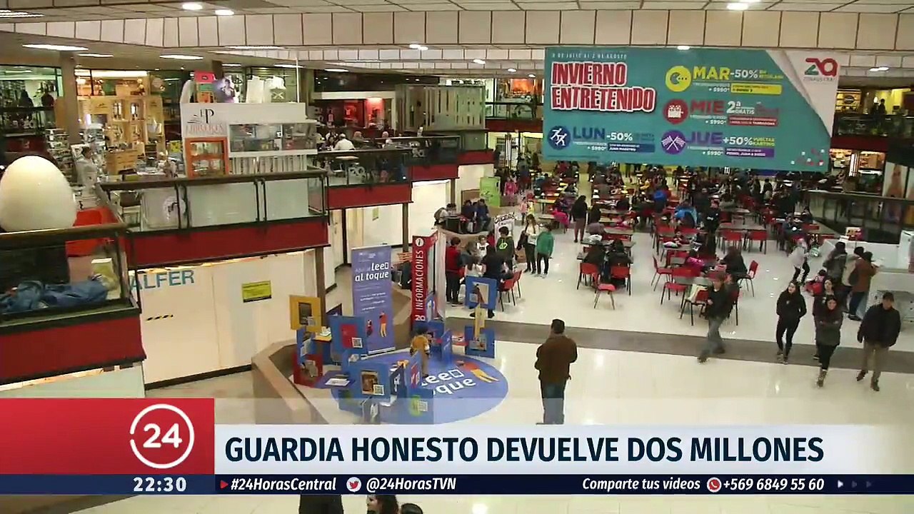 Sacó aplausos: Guardia devolvió dos millones de pesos extraviados en Punta Arenas