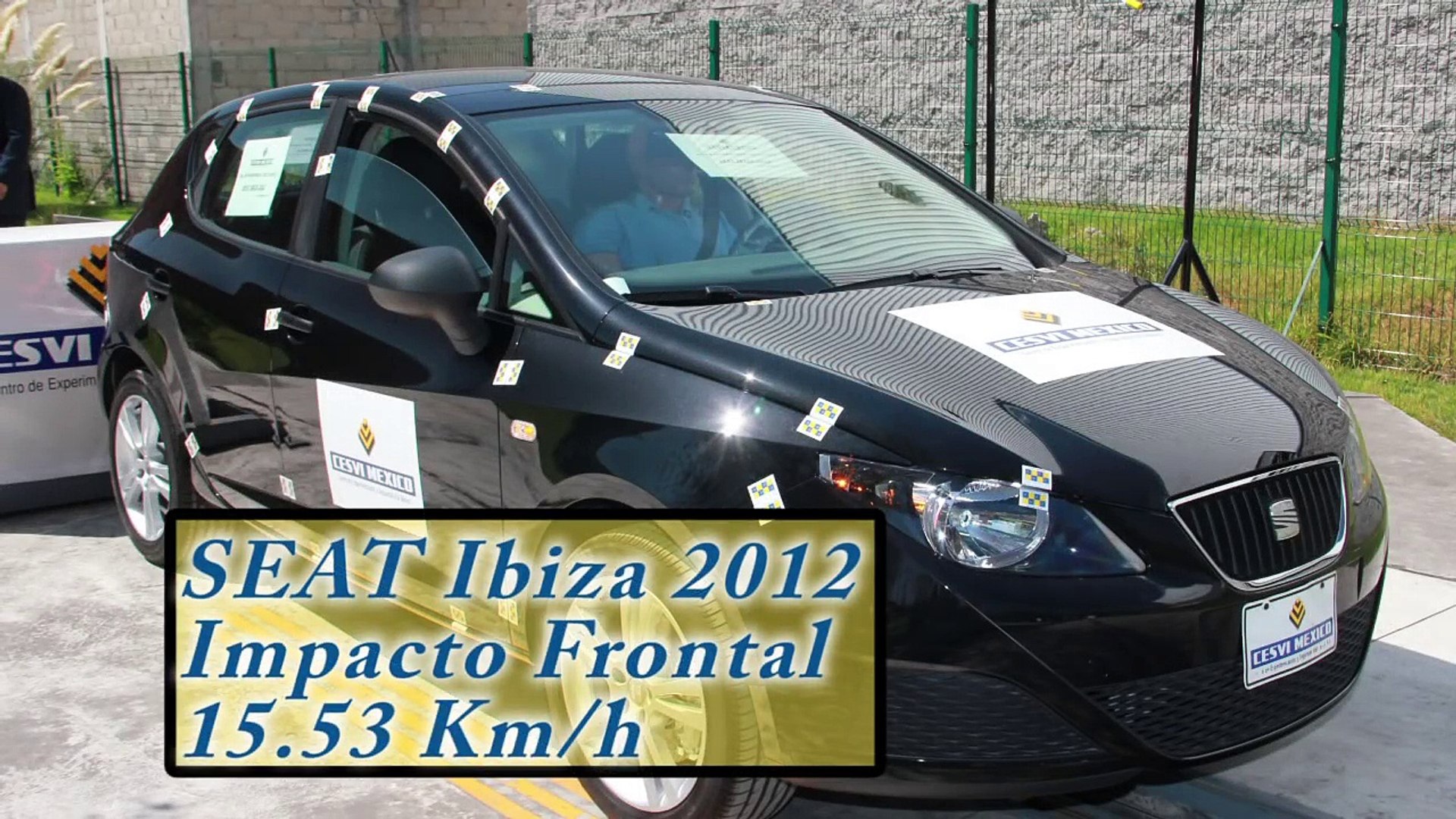 ⁣Low Speed Crash Test 2012 SEAT Ibiza