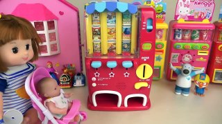 Baby doll and Robocar Poli Vending machine toys