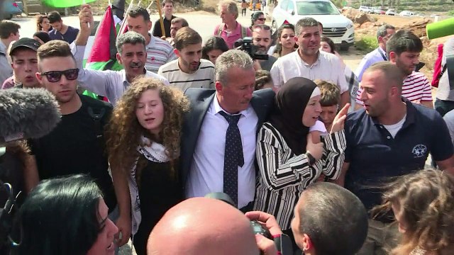 Sale de prisión palestina que golpeó a soldados israelíes