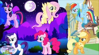 MY LITTLE PONY Mane 6 Transforms Into Flutterbat Vampire Bats Surprise Egg and Toy Collect