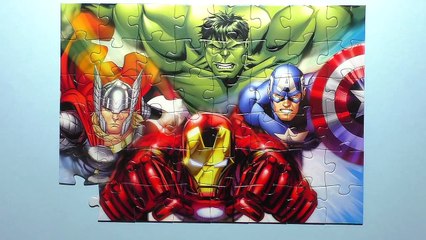 Marvel AVENGERS Disney Puzzle Games HULK Captain America Rompecabezas De Learn Play Kids T