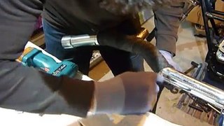 Hitzeschutzband Auspuffband Thermoband um Motorrad Krümmer umwickeln