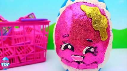 Video herunterladen: Shopkins Limited Edition Donna Donut Play Doh Surprise Egg With Shopkins Blind Bags STF