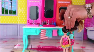 Twins Chelsea & Annabel Barbie Dolls Orbeez Slime Bath !