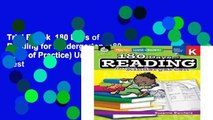 Trial Ebook  180 Days of Reading for Kindergarten (180 Days of Practice) Unlimited acces Best
