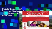 Popular Book  GMAT Number Properties (Manhattan Prep GMAT Strategy Guides) Unlimited acces Best