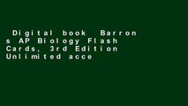 Digital book  Barron s AP Biology Flash Cards, 3rd Edition Unlimited acces Best Sellers Rank : #3