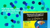 Full Trial Search Engine Optimization All-in-One Desk Reference For Dummies any format