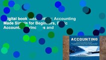 Digital book  Accounting: Accounting Made Simple for Beginners, Basic Accounting Principles and