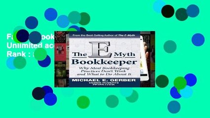 Favorit Book  The E-Myth Bookkeeper Unlimited acces Best Sellers Rank : #5