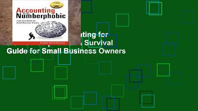 Digital book  Accounting for the Numberphobic: A Survival Guide for Small Business Owners