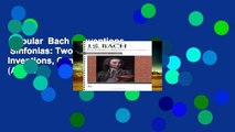 Popular  Bach -- Inventions   Sinfonias: Two-   Three-Part Inventions, Comb Bound Book (Alfred