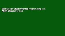 Best E-book Object-Oriented Programming with ABAP Objects For Ipad