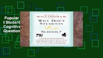 Popular Book  Why Don t Students Like School?: A Cognitive Scientist Answers Questions About How