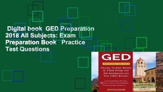 Digital book  GED Preparation 2018 All Subjects: Exam Preparation Book   Practice Test Questions