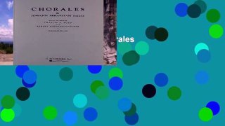Best seller  Chorales: Chorales 1-91  Full