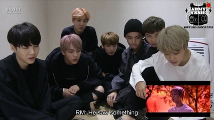 [ENG/KOR] 161012 [BANGTAN BOMB] '피 땀 눈물' MV Reaction by BTS