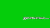Favorit Book  Wiley CPA Exam Review 2012 Test Bank 1 Year Access 2012: Regulation Unlimited acces