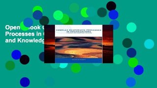 Open EBook Complex Responsive Processes in Organizations: Learning and Knowledge Creation