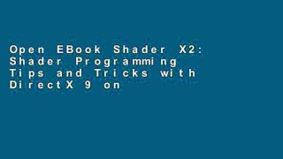 Open EBook Shader X2: Shader Programming Tips and Tricks with DirectX 9 online