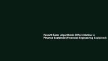 Favorit Book  Algorithmic Differentiation in Finance Explained (Financial Engineering Explained)