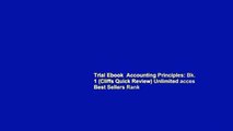 Trial Ebook  Accounting Principles: Bk. 1 (Cliffs Quick Review) Unlimited acces Best Sellers Rank