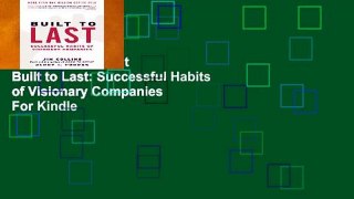 Popular to Favorit  Built to Last: Successful Habits of Visionary Companies  For Kindle