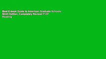 Best E-book Guide to American Graduate Schools: Ninth Edition, Completely Revised P-DF Reading