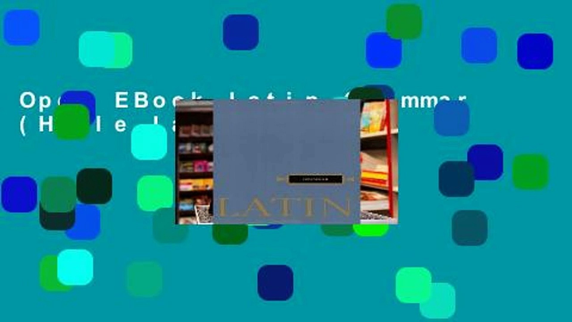 ⁣Open EBook Latin Grammar (Henle Latin) online